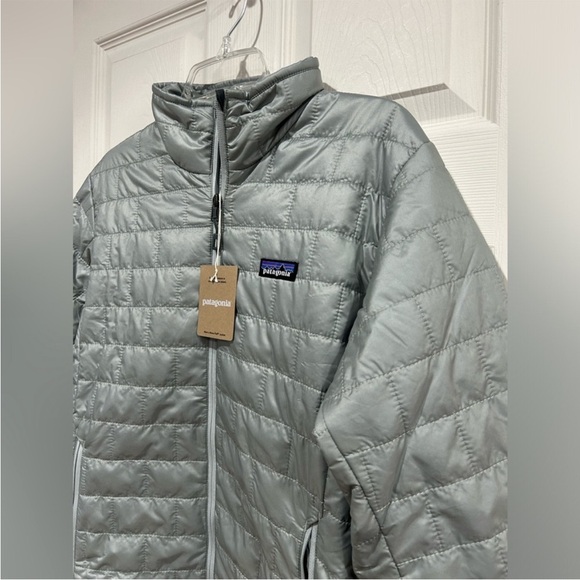 Patagonia Men's XXL Nano Puff Jacket Sleet Green Grey NWT Gray Puffer Puffy - Picture 3 of 11